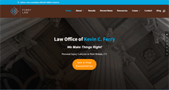 Desktop Screenshot of ferrylaw.com